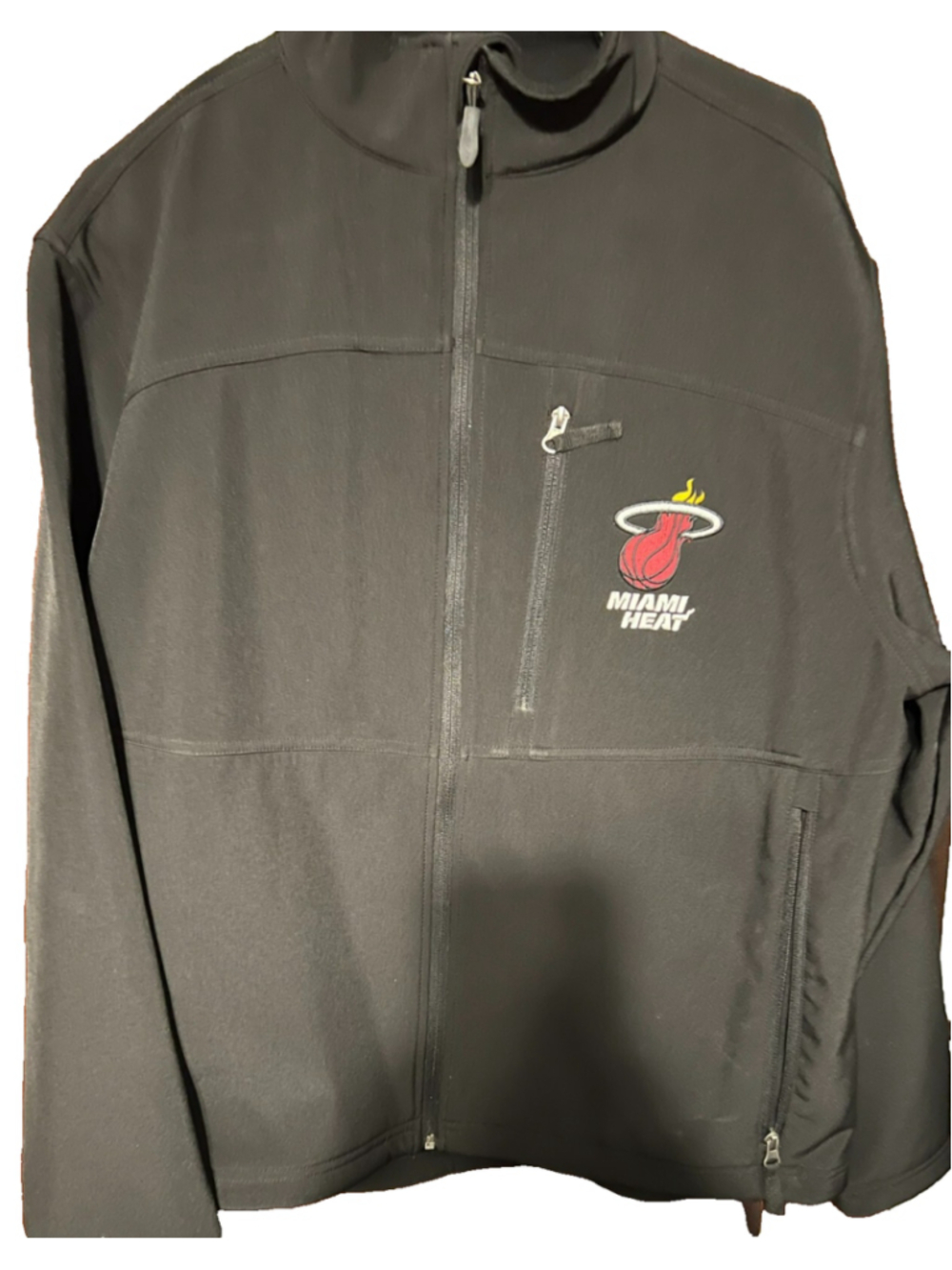 Miami Heat Fossa Insulated Track Jacket Black Men Size Large